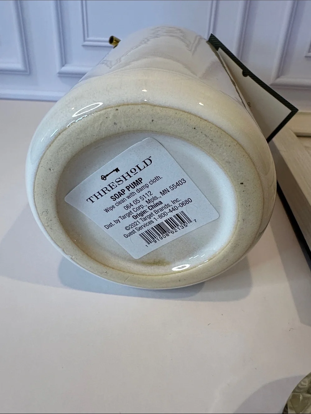 Target Ceramic Soap Dispenser, faux plant & frame Green Box Set #1